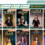Capture du casino en direct Betalright montrant des tables de roulette, blackjack ou baccarat