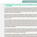 Extrait des conditions KYC officielles de Betalright