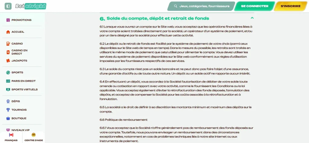 Illustration ou capture liée aux paiements Betalright